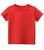 Camiseta Infantil Lisa 100algodao Fio 30.1 Gola Redonda Vermelho