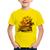 Camiseta Infantil Livros e Flores Vintage - Foca na Moda Amarelo