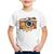 Camiseta Infantil Máquina Fotográfica Vintage e Flores - Foca na Moda Branco