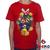 Camiseta Infantil Mario e Luigi 100% Algodão - Super Mario Bros - Geeko Vermelho