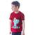 Camiseta Infantil Masculina Dino bordo