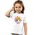Camiseta Infantil Menina Gatinha Coração Manga Curta Branco