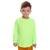 Camiseta Infantil Menino Proteção UV Térmica Solar Manga Longa Camisa Praia Esporte Verde