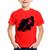 Camiseta Infantil Moto Corrida - Foca na Moda Vermelho