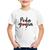Camiseta Infantil Pedagogia por amor - Foca na Moda Branco