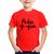 Camiseta Infantil Pedagogia por amor - Foca na Moda Vermelho