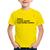 Camiseta Infantil Relaxa, tá todo mundo meio fudido mesmo - Foca na Moda Amarelo