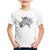 Camiseta Infantil Rinoceronte - Foca na Moda Branco