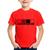 Camiseta Infantil Rock Color Guide - Foca na Moda Vermelho