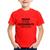 Camiseta Infantil Signo: fome - Ascendente: lanches - Foca na Moda Vermelho