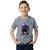 Camiseta Infantil Skibidi Skin Titan Robo Toilet 100% Algodã Cinza mescla