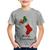 Camiseta Infantil Socket Merry Christmas - Foca na Moda Cinza