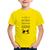 Camiseta Infantil Sou baterista criado para adorar - Foca na Moda Amarelo