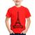 Camiseta Infantil Torre Eiffel Amazing - Foca na Moda Vermelho