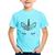 Camiseta Infantil Unicórnio Cílios - Foca na Moda Azul claro