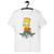Camiseta Infantil Unissex - Bart Simpsons Skate Branco