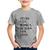 Camiseta Infantil Work for money, design for love - Foca na Moda Cinza