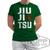 Camiseta Jiu Jitsu Camisa Masculina Jiujitsu Bjj Vale Tudo Artes Marciais MMA 100% Algodão Verde