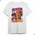 Camiseta Justin Drew Bieber Purpose Pop Graphic Vintage Tour Branco