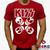 Camiseta Kiss 100% Algodão Banda de Rock Geeko Vermelho gola careca, Branco