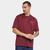 Camiseta Lacoste Oversized Bordado Masculina Vinho