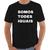 Camiseta LGBTQI+ Frases Somos Todes Iguais Camisas da Moda Preto