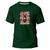 Camiseta Lisa Algodão Premium Estampa Digital Refém Aztecas Verde