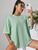 Camiseta Lisa Básica Modelo Oversized Overtec Streetwear Nova Moda Lançamento  Verde menta