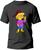 Camiseta Lisa Simpsons Masculina e Feminina 100% Algodão Primeira Linha Gola Redonda Grafite