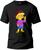 Camiseta Lisa Simpsons Masculina e Feminina 100% Algodão Primeira Linha Gola Redonda Preto