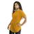Camiseta Long Feminina Alongada Academia Blusinha Viscose Amarelo