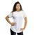 Camiseta Long Feminina Alongada Academia Blusinha Viscose Branco