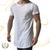 Camiseta long line oversized Branco