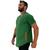 Camiseta Longline Masculina MXD Conceito Estampa Lateral Hardcore Laranja Verde claro