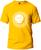 Camiseta Lua e Sol Adulto Camisa Manga Curta Premium 100% Algodão Fresquinha Amarelo, Branco