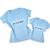 Camiseta Mãe e Filhas Combinando Estampas Frases Desenhos Verão Azul confidence