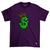 Camiseta Mafiaclub Money gola redonda fio 30.1 penteado Roxo