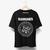 Camiseta Manga Curta Bandas Rock T-shirt Estampada Ramones Linkin Park Algodão Unissex Ramones