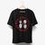 Camiseta Manga Curta Bandas Rock T-shirt Estampada Ramones Linkin Park Algodão Unissex Red hot