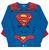 Camiseta manga longa superman original com capa Superman
