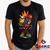 Camiseta Mario e Deadpool 100% Algodão Mario Bros Geeko Preto gola careca