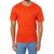 Camiseta Masc. Polo Wear Básica Gola Redonda Lisa 1, Vermelho 1, Laranja 1, Rosa, Médio