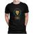 Camiseta Masculina 100% Algodão Fio 30.1 Reggae Bob Marley Preto