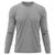 Camiseta Masculina Adulto Proteção Solar UV Manga Longa Segunda Pele Dry Fit Cinza