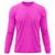 Camiseta Masculina Adulto Proteção Solar UV Manga Longa Segunda Pele Dry Fit Rosa