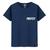 Camiseta Masculina Algodão Casual Streetwear Fighter Azul