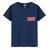 Camiseta Masculina Algodão Casual Streetwear Good Vibes Azul