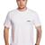 Camiseta Masculina Algodao Confortavel Estampada Frente E Verso USA Aguia Gola Redonda Branco