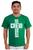 Camiseta Masculina Algodão Evangélica Creio Em Deus Verde