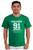 Camiseta Masculina Algodão Evangélica Salmos 91 Verde